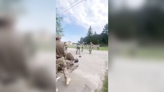 Ukrainians vs. Colombian/Brazilian mercs clash.