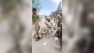 Ukrainians vs. Colombian/Brazilian mercs clash.