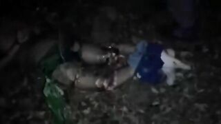 Dismemberment with a chainsaw