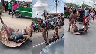 Murderers made to drag dead body naked