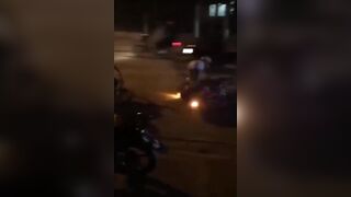 Motorcyclist Lost An Eye During Street Race In Colombia