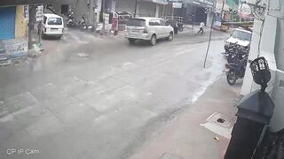 Out-of-control car kills a woman in India
