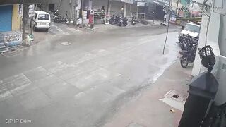 Out-of-control car kills a woman in India