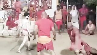 Ritual With A Headless Corpse In India