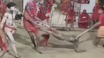 Ritual With A Headless Corpse In India