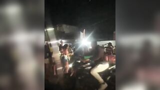 Moment Of Cold Blooded Murder During Street Fight In Brazil