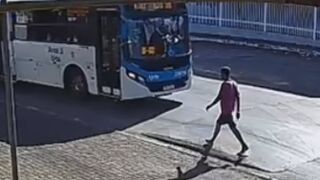 Man Throws Himself Under Moving Bus