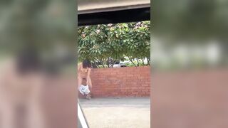 Naked Drunk Woman Assaults Random People In India