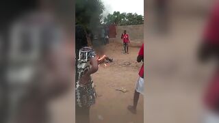 Man Accused Of Robberies Burned Alive By Mob