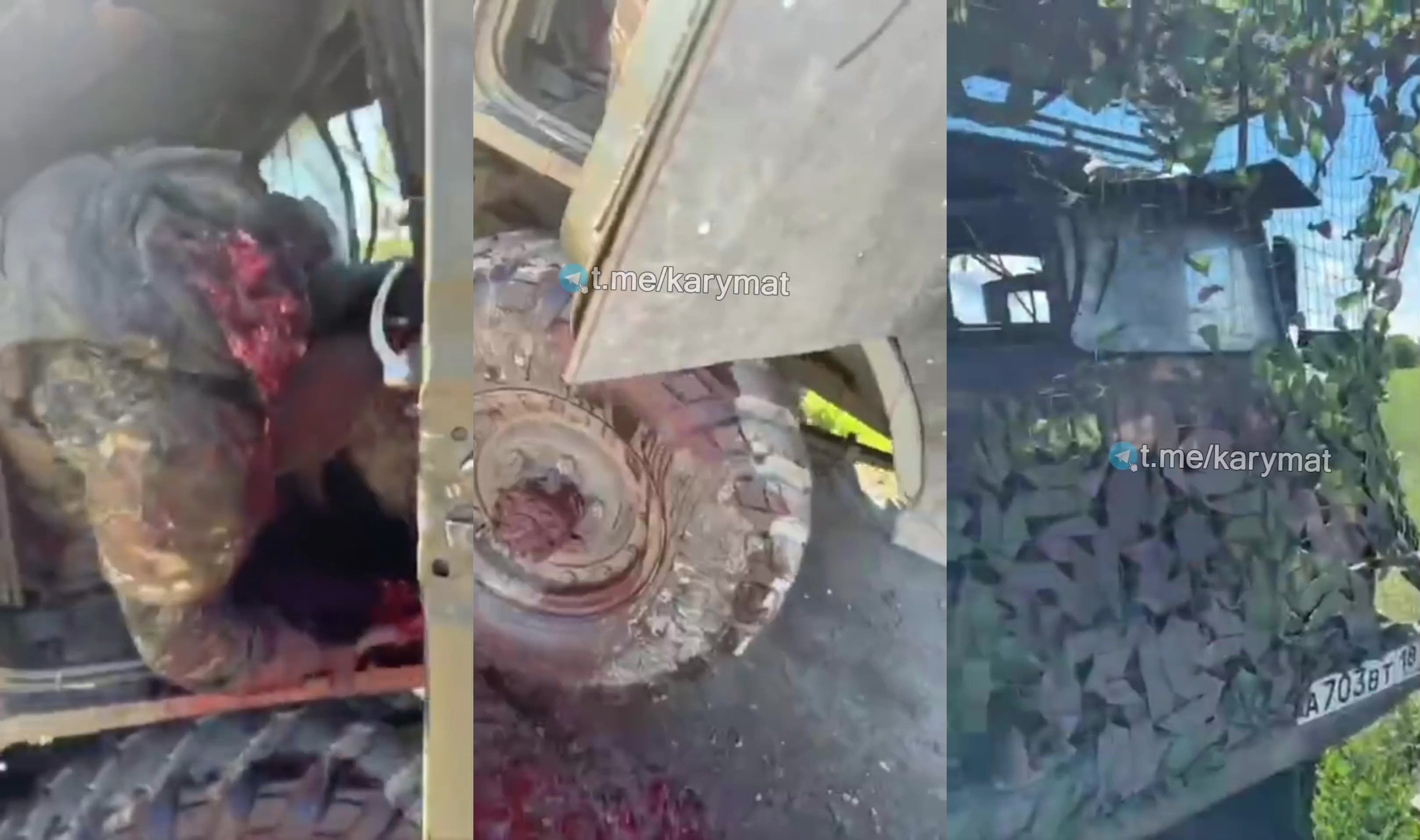 Consequences of invading Ukraine: one katsap was beheaded, another burned alive.