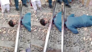 Head severed by train in Pakistan