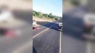 Couple Killed In Collision Between Truck, Motorcycle {Gruesome Aftermath}