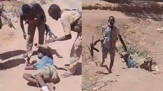 Sudanese Army Soldiers Execute Alleged RSF Supporter