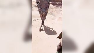 Sudanese Army Soldiers Execute Alleged RSF Supporter