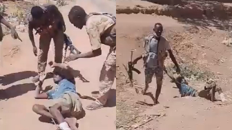 Sudanese Army Soldiers Execute Alleged RSF Supporter