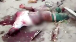Classic: Rapist Dismembered with blows from an axe, lots up the ass