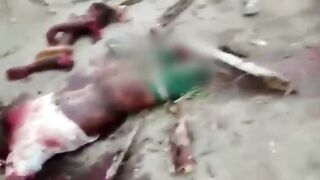 Classic: Rapist Dismembered with blows from an axe, lots up the ass