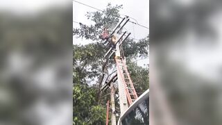Worker Electrocuted, Killed By Live Wires