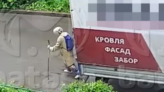 Old Woman Run Over Twice, Killed By Reversing truck In Russia