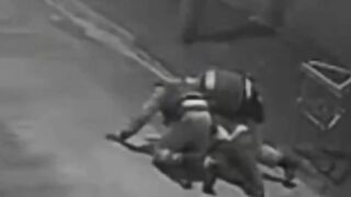 Man executed by police officer after assaulting wife and children