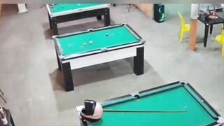 Murdered by gang inside a bar