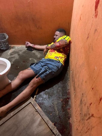 Murdered by gang inside a bar