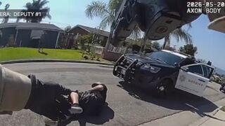 Suicidal man shot by LASD deputies when he charged at them with a knife
