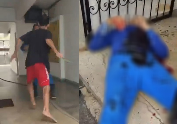 treta: crazy bad man gived stabs on worker
