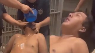 Handcuffed Man Tortured By Police In Mexico