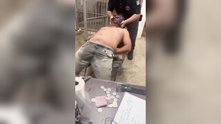 Handcuffed Man Tortured By Police In Mexico