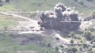 Unfortunate Ukrainian gets hit by 3 FABs.