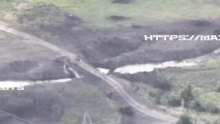 Unfortunate Ukrainian gets hit by 3 FABs.