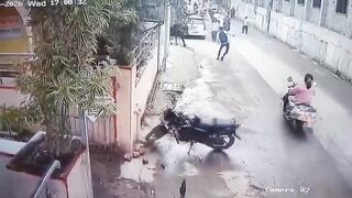 Woman Seriously Injured Following Stray Bull Attack In India