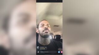 Thug Shoots Himself In Mouth During Police Chase In USA On FB LIVE