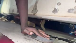 Crushed by storage container