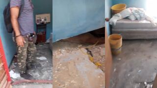 Man begs for help after wife buried by earthquake Venezuela