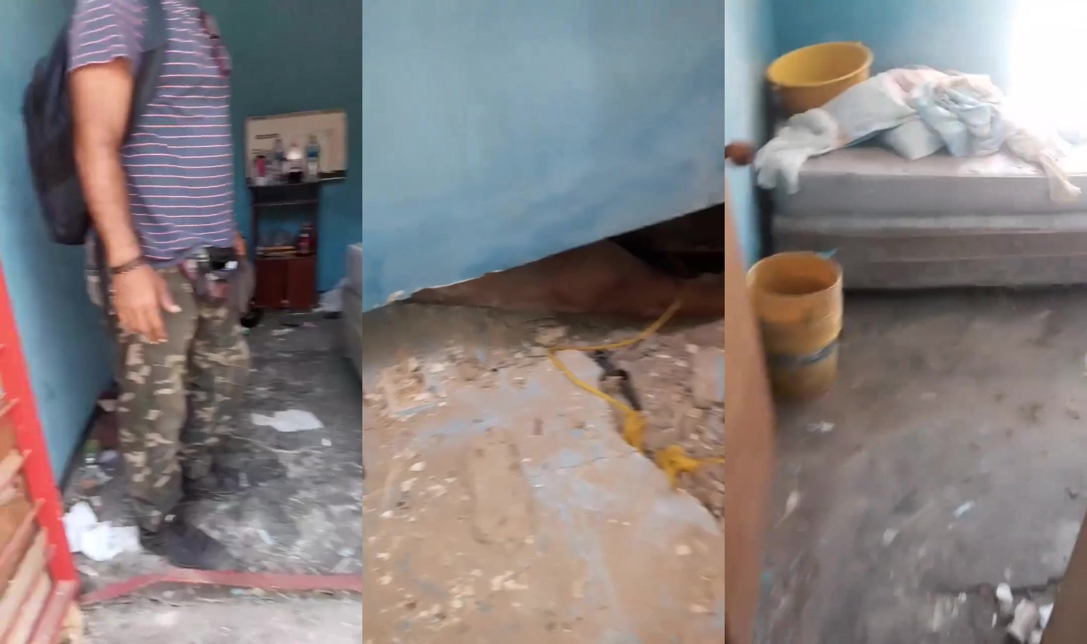 Man begs for help after wife buried by earthquake Venezuela