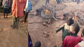 And heres the woman burned alive!