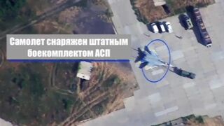 Destruction of Ukrainian MiG-29.
