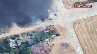 Destruction of Ukrainian MiG-29.