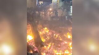 Man dies after falling into fire pit during Muharram ritual in India