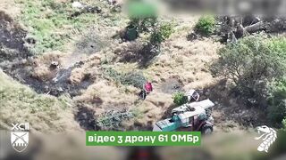 Destroying of a ruzky flag carriers, who "captured" Novoselivka and Hulaypilske