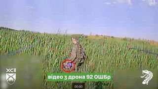 Destroying of a ruzky flag carriers, who "captured" Novoselivka and Hulaypilske