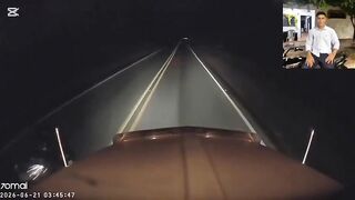 Truck Dashcam Captures Death Of Motorcyclist In Colombia