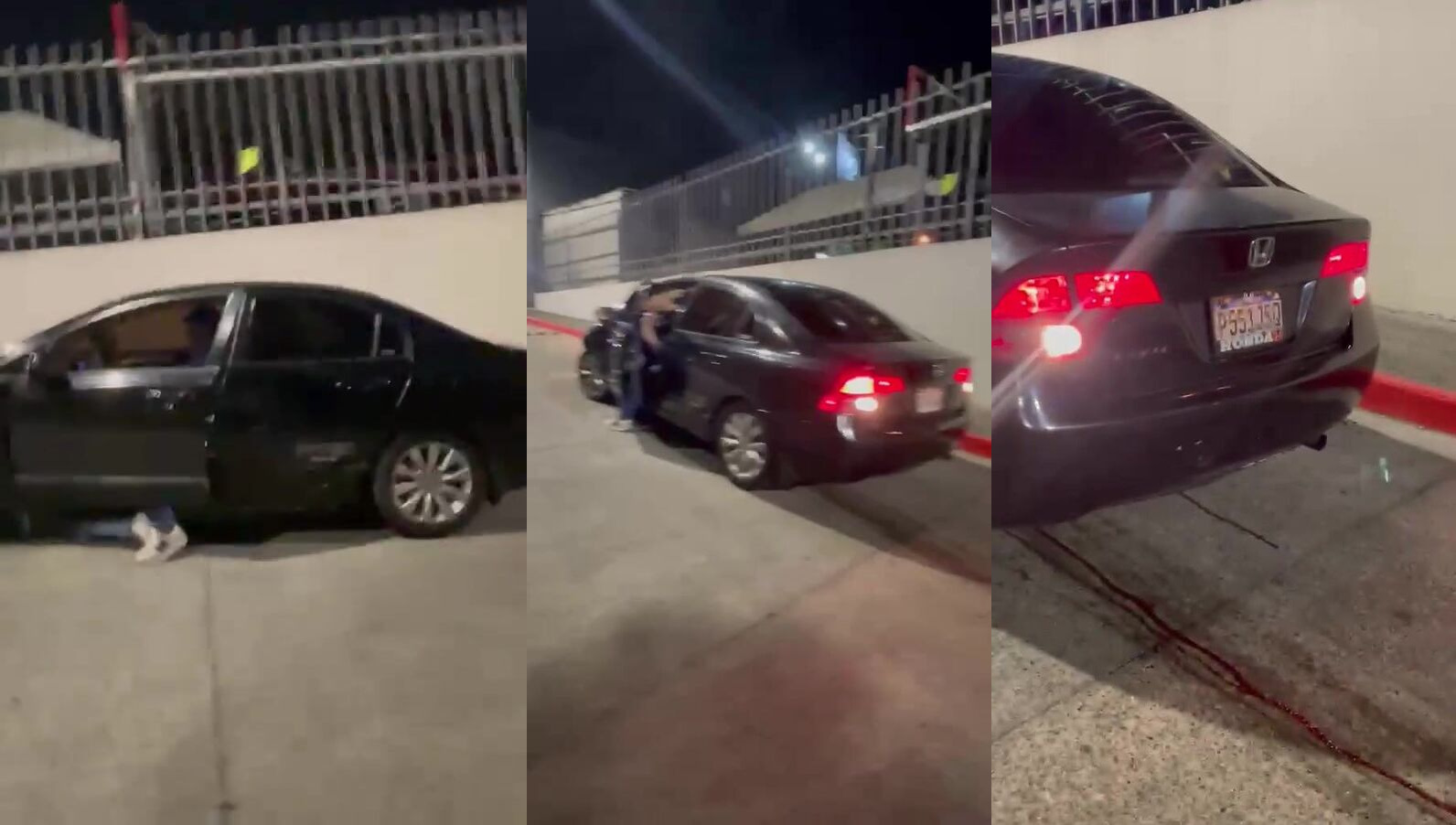 Man driving car runs over motorcyclist killing him