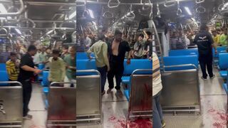 (REPOST)Argument ends in one man stabbed on train