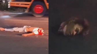Moment Of Motorcycle Accident That Left Rider Decapitated