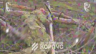 Ukraine's 63rd Mechanized Brigade Steel Lions targeted Russian infantry positions