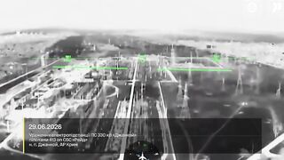 Ukrainian drone strikes.Zaporizhzhia & Crimea.June 29, 2026