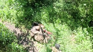 WAR CRIME: The execution of the wounded Russian soldier